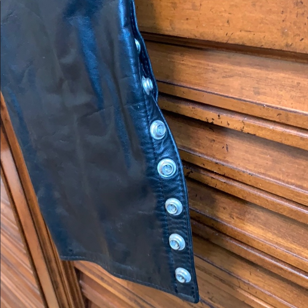 VINTAGE MOTO LEATHER PANTS - Picture 15 of 16